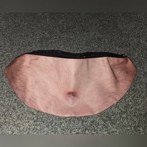 Hairy Belly Fanny Pack, Large Zippered Storage Compartment, NWOT